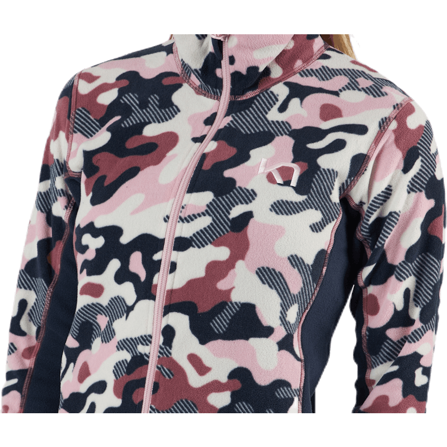 Stjerne Fleece Roze/Dessin