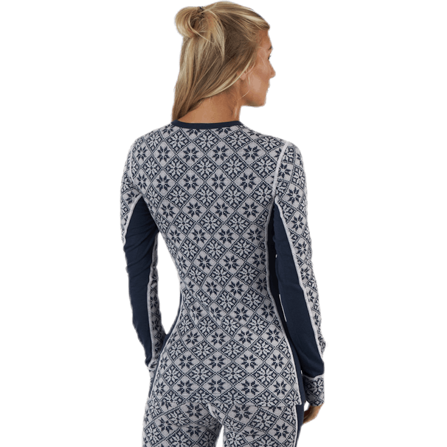 Rose Long Sleeve Shirt Blue