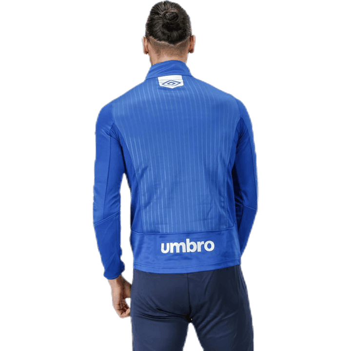 Sweat Core Demi-Zip Bleu