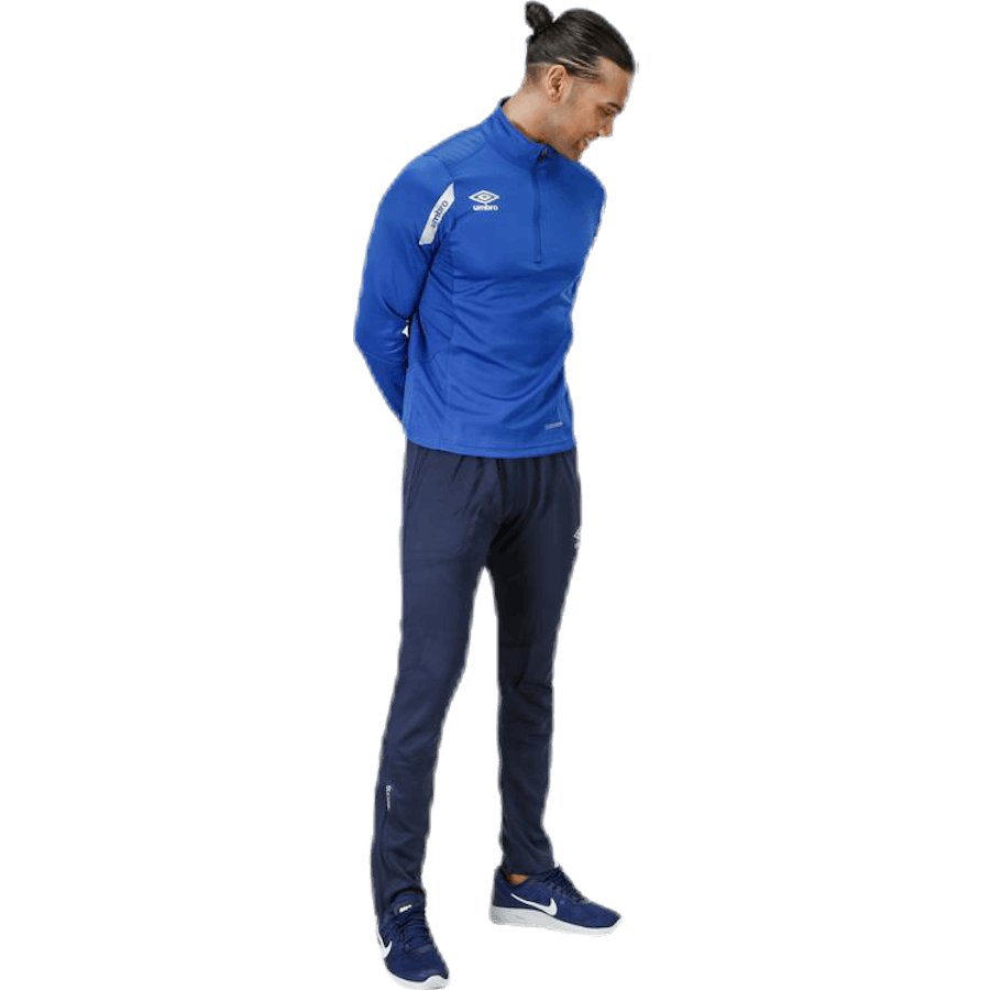 Sweat Core Demi-Zip Bleu