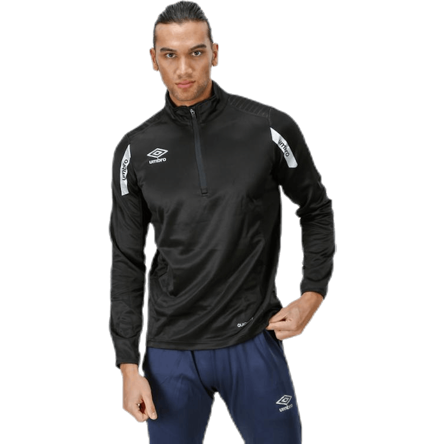 Sweat Core Demi-Zip Noir