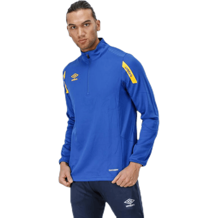 Core Sweat Half Zip Blue/Yellow