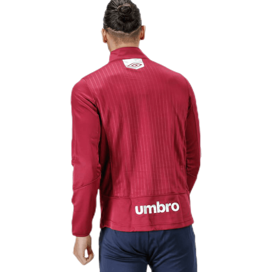 Sweat Core Demi-Zip Rouge