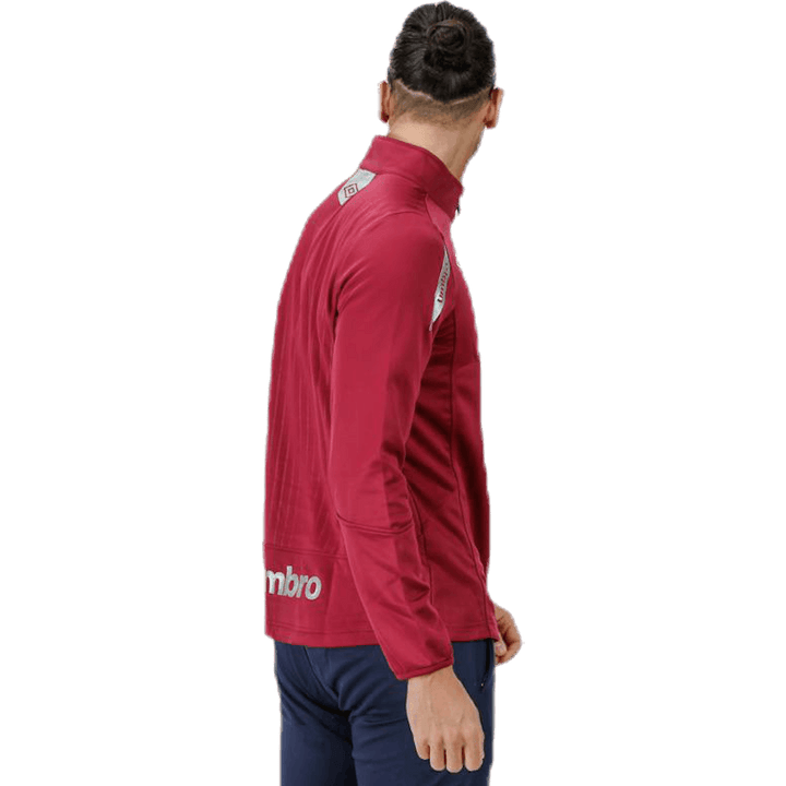 Sweat Core Demi-Zip Rouge