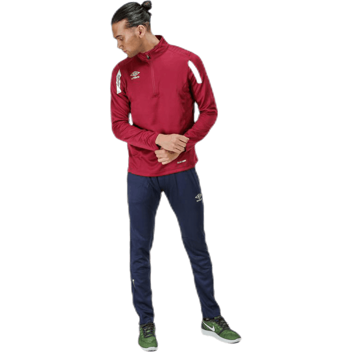 Sweat Core Demi-Zip Rouge