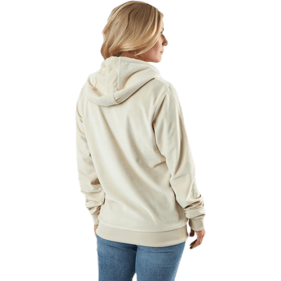 Capuche en velours beige History