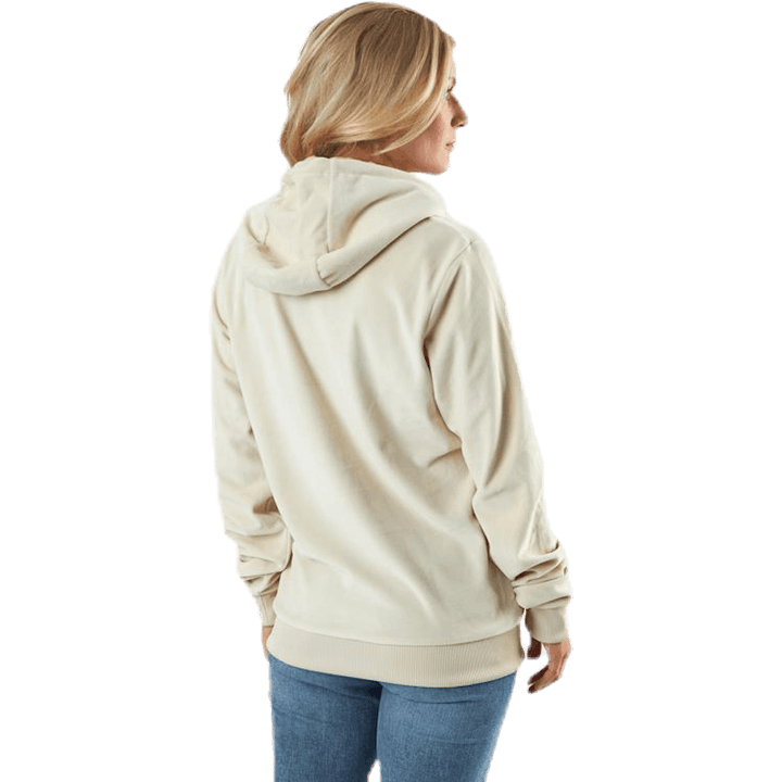 Capuche en velours beige History