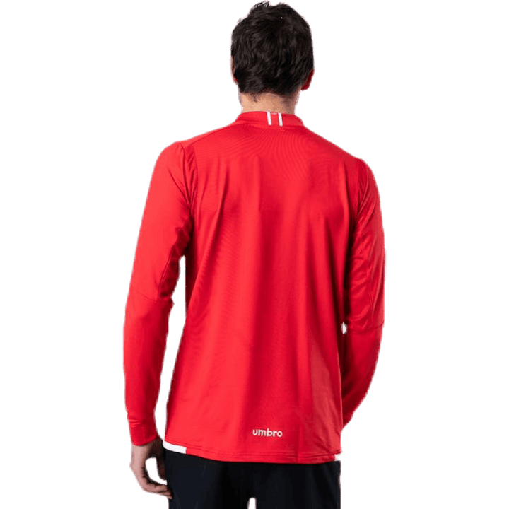 UX Elite Halfzip-Oberteil Weiß/Rot