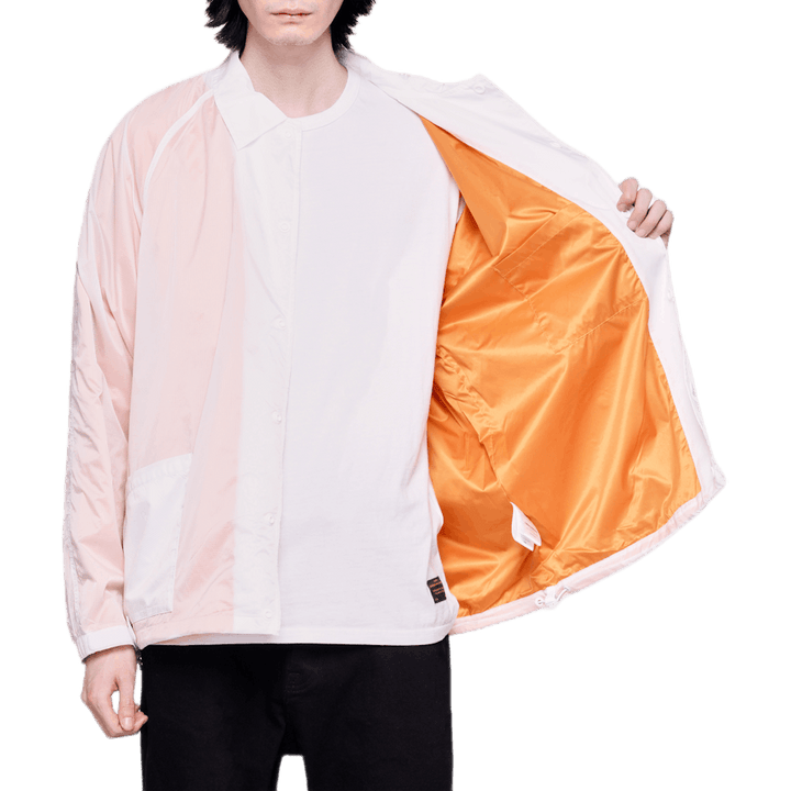 Transparent Coach Jacket Orange