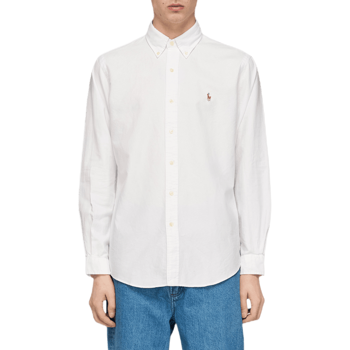 Custom Fit Oxford-skjorte hvit