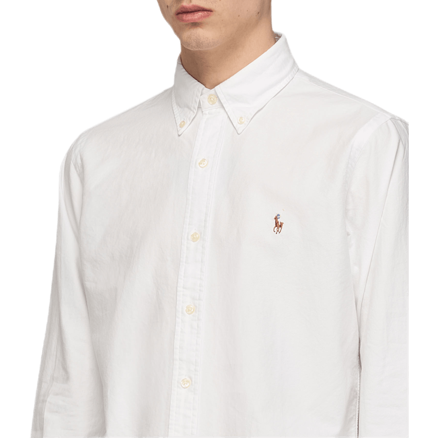 Custom Fit Oxford-skjorte hvit