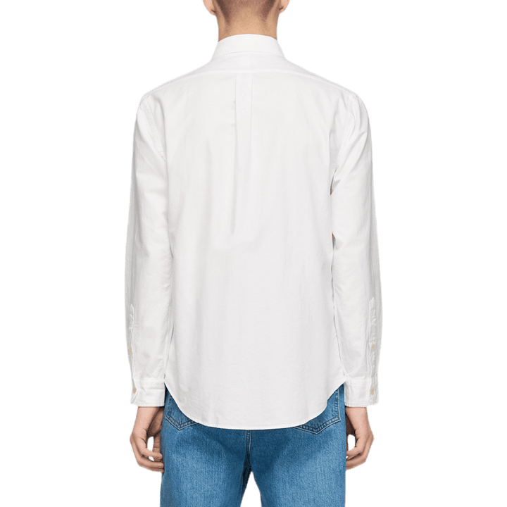 Custom Fit Oxford-skjorte hvit