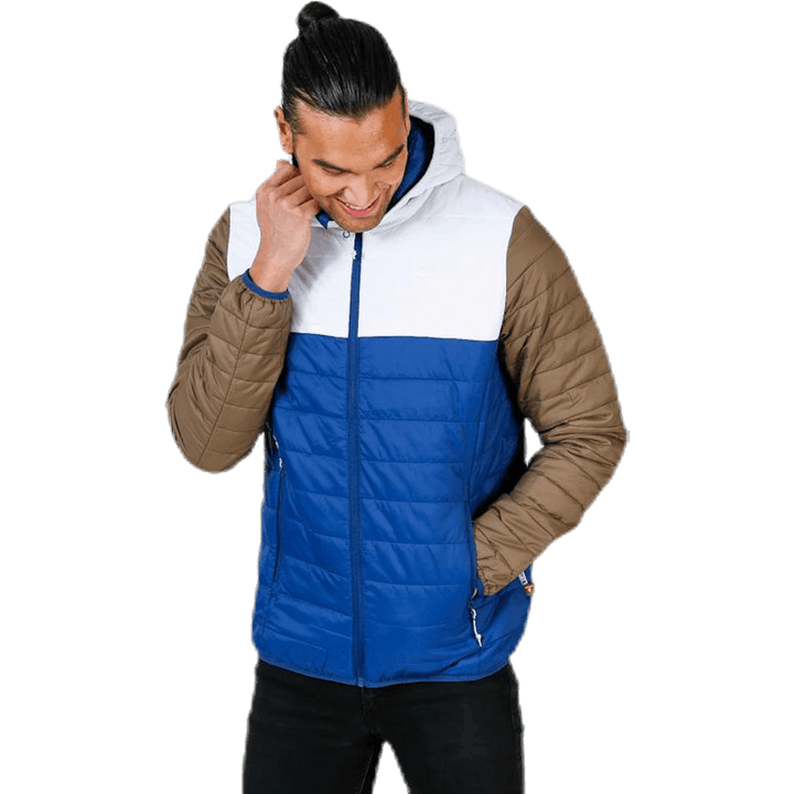 Vallerås Jacke Blau/Braun/Weiß