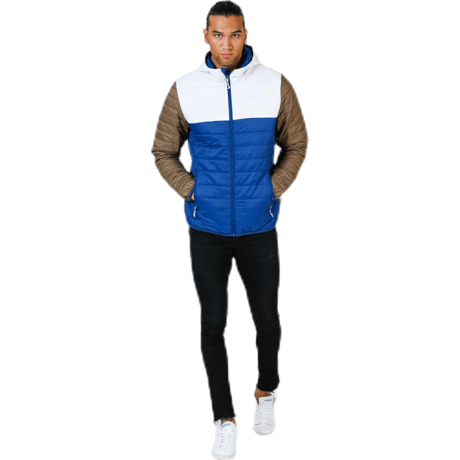 Vallerås Jacke Blau/Braun/Weiß
