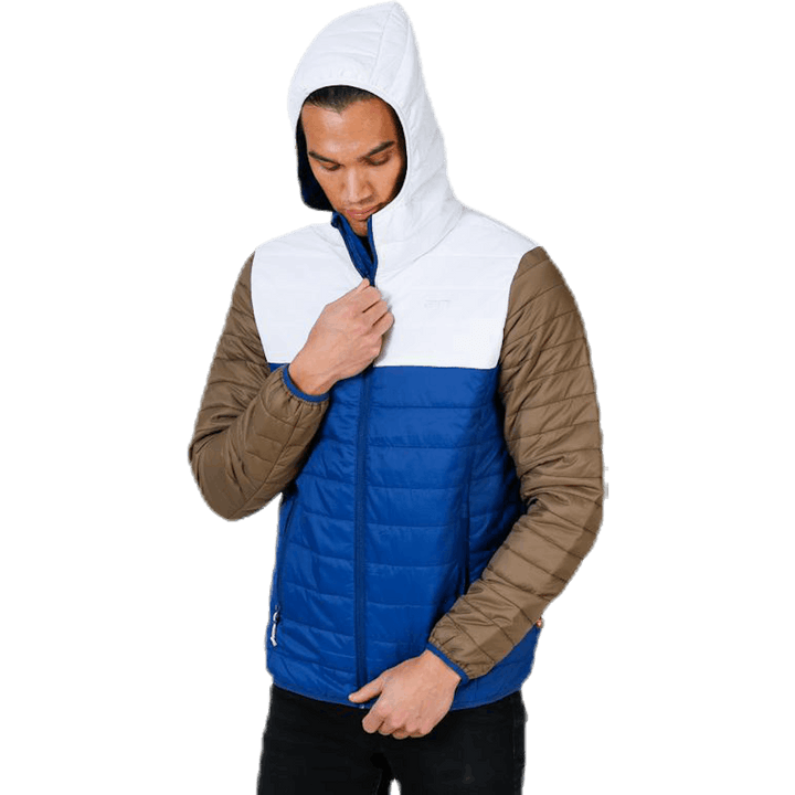 Vallerås Jacke Blau/Braun/Weiß