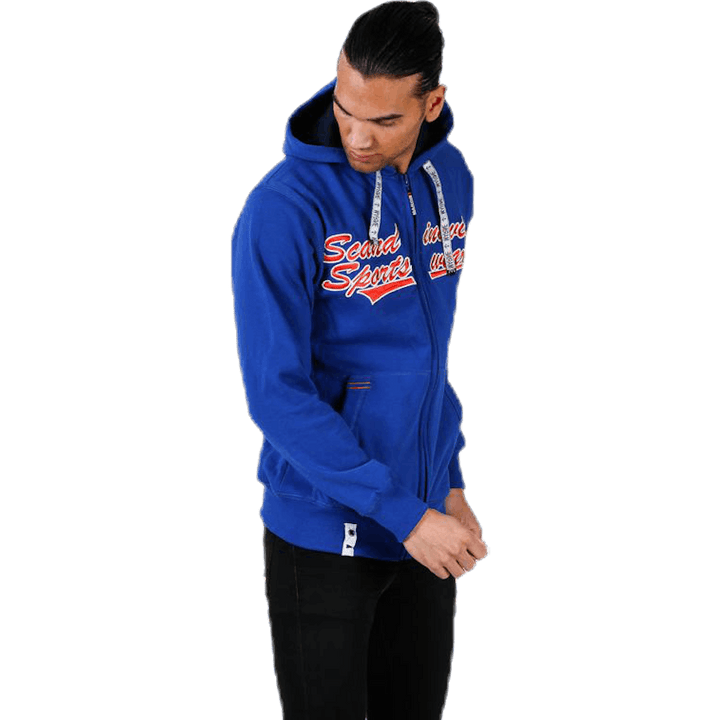 La Rochelle Zip Hood Blå