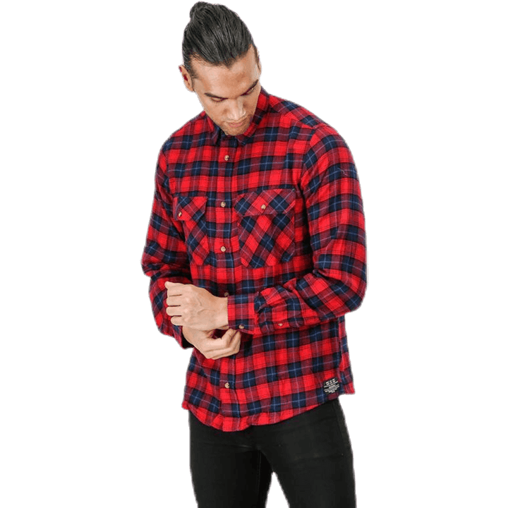 Chemise David rouge