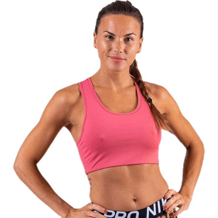 Reggiseno sportivo a compressione rosa
