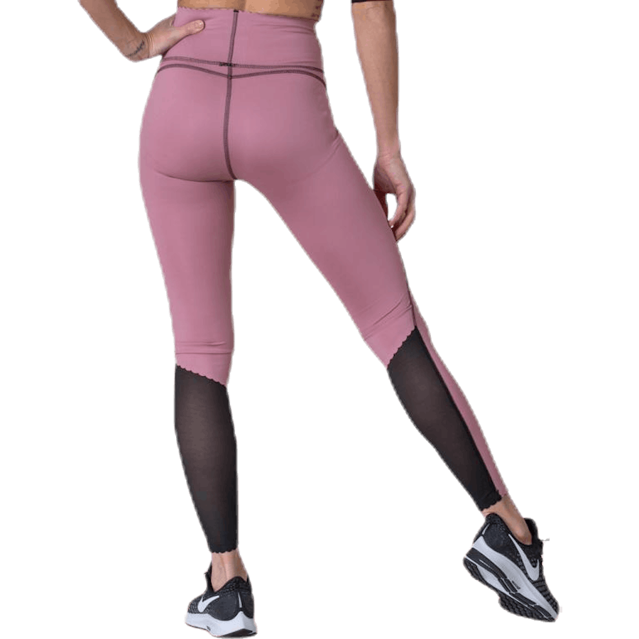 Laser Cut Tights Pink