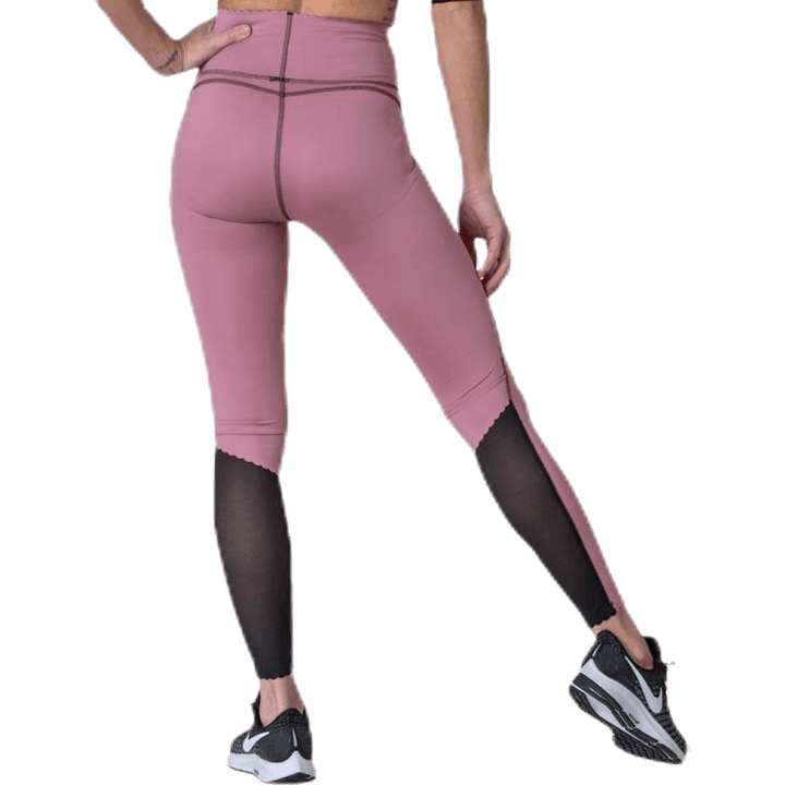Laser Cut Tights Pink