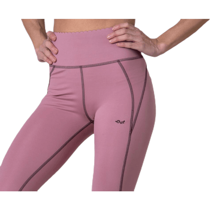 Laser Cut Tights Pink