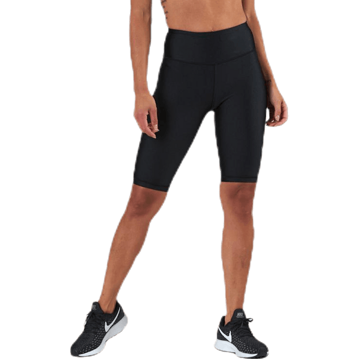 Skinnende sykkeltights svart