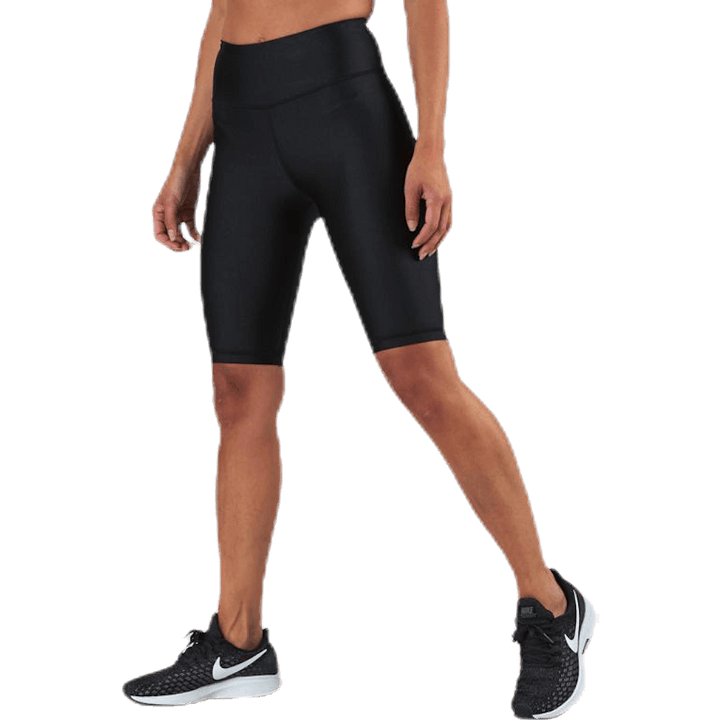 Skinnende sykkeltights svart