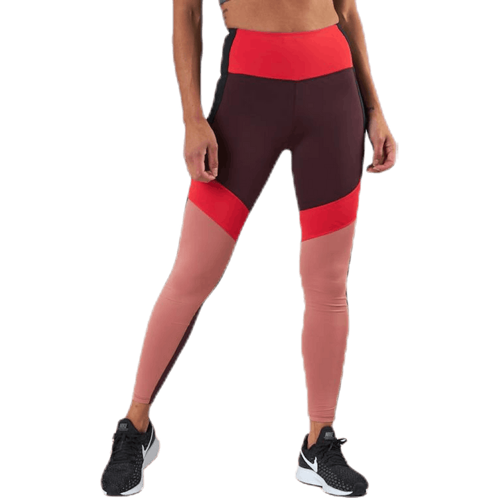 Kay Blocked Tights Pink