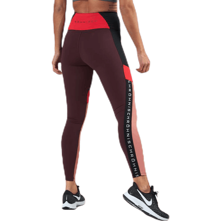 Kay Blocked Tights Pink