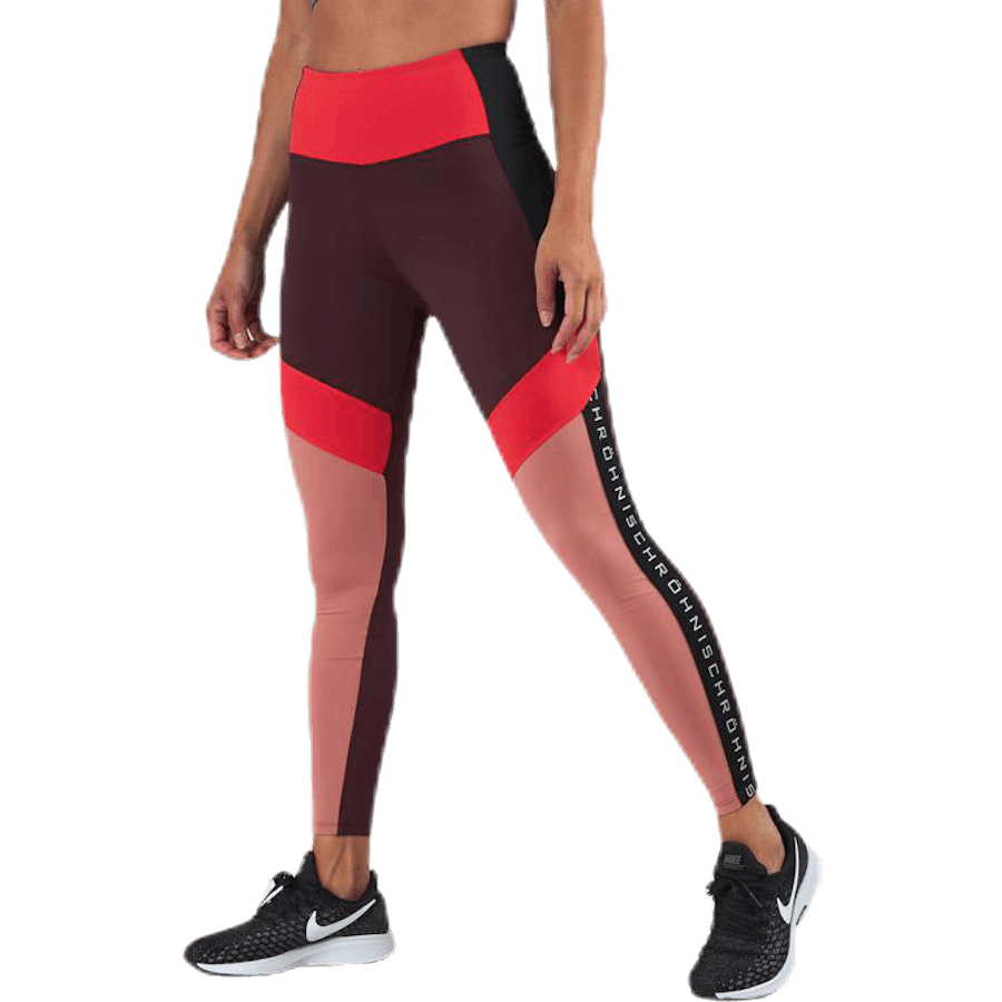 Kay Blocked Tights Pink