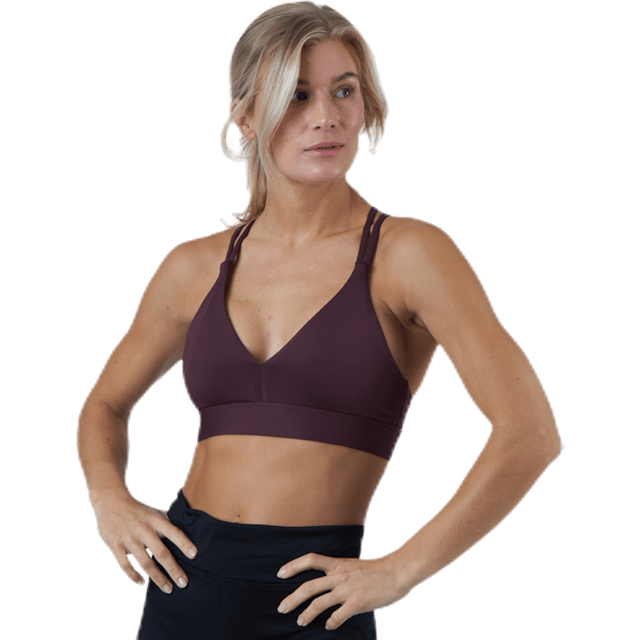 Braid Sports Bra Red