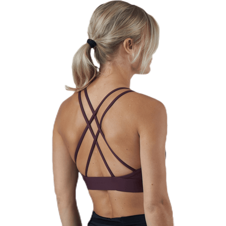 Braid Sports Bra Red