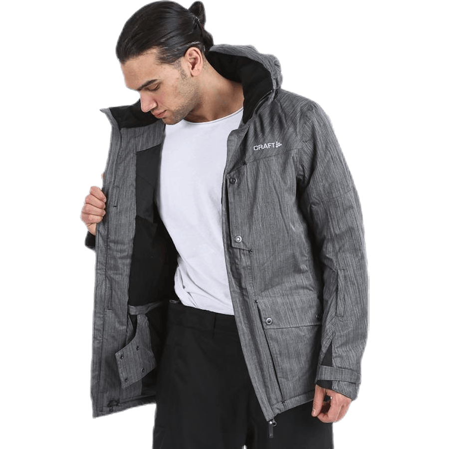 Apline Snow Jacket M Schwarz