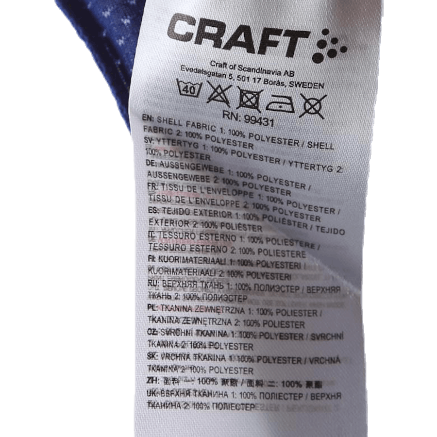 Maillot Progress Stripe W Bleu/Blanc