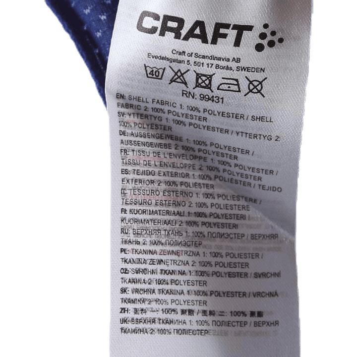 Maillot Progress Stripe W Bleu/Blanc