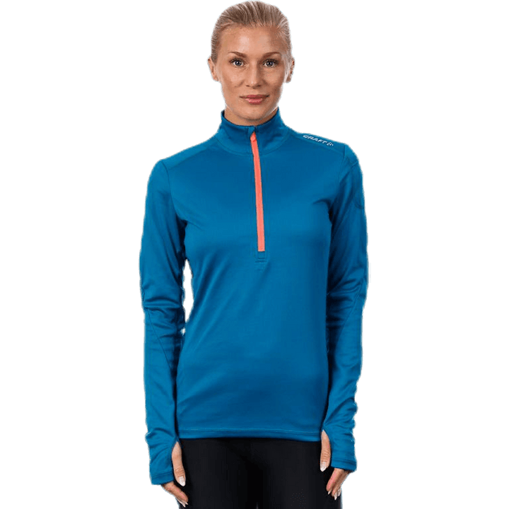 Tempo Halfzip W Blau/Orange