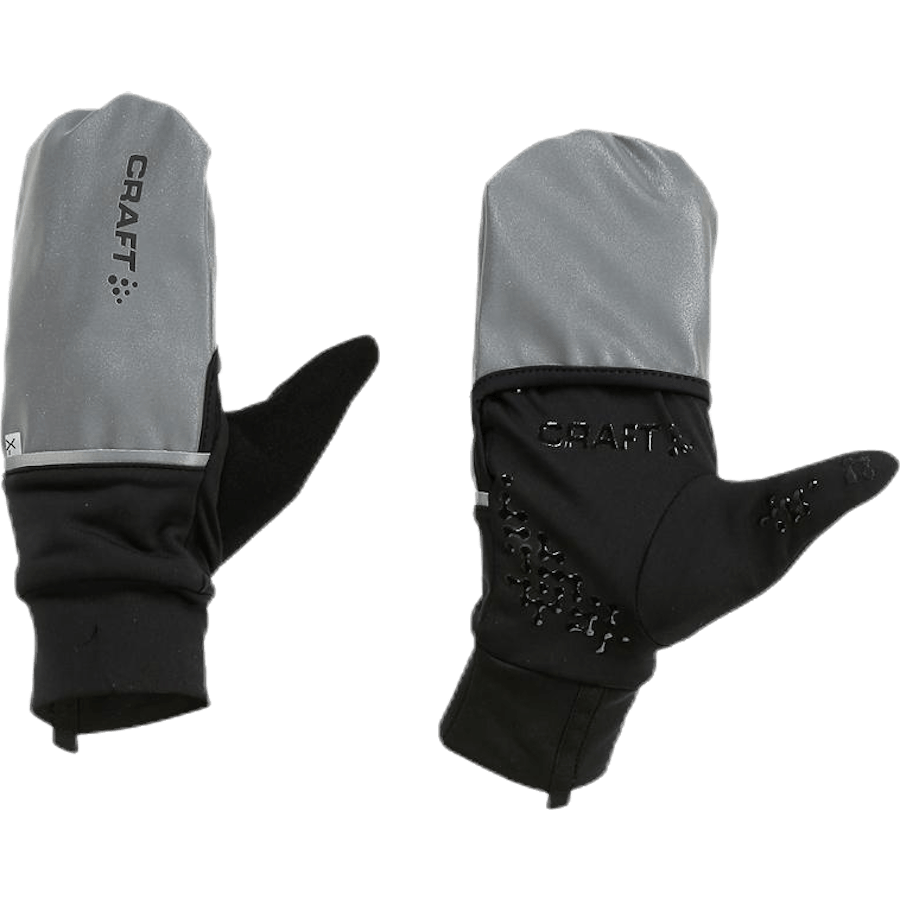 Hybrid Weather Glove Svart/Silver