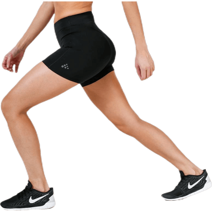 Collants courts Eaze noirs