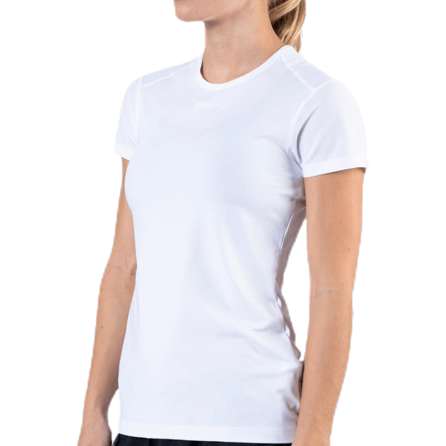 ADV Essence SS Slim Tee Weiß