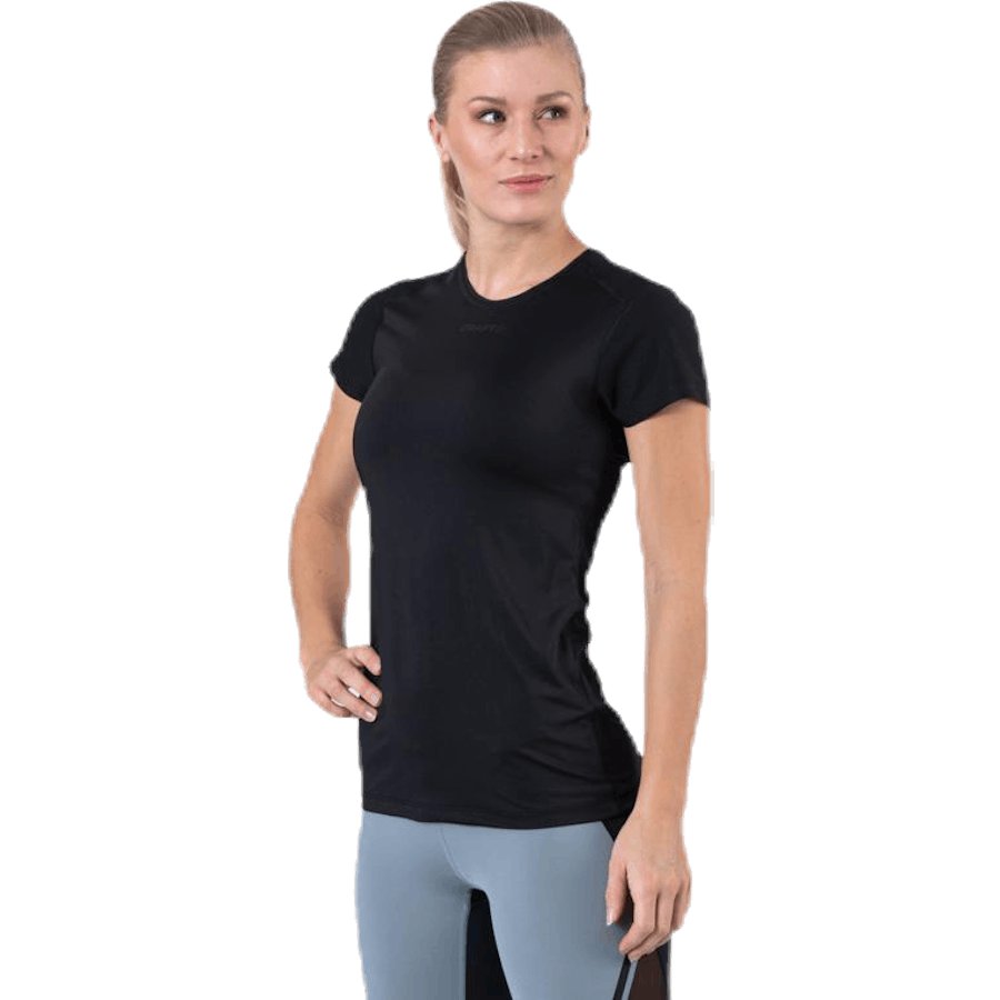 ADV Essence SS Slim Tee Schwarz