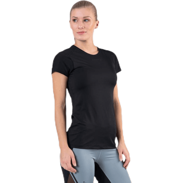ADV Essence SS Slim Tee Schwarz