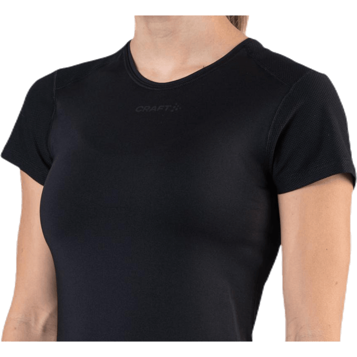 ADV Essence SS Slim Tee Schwarz
