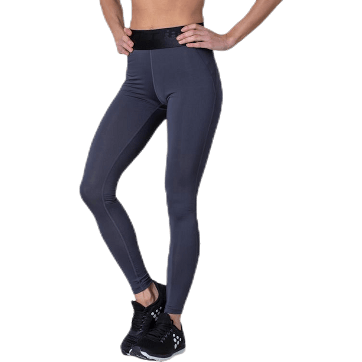 Punčocháče Core Essence černá/šedá