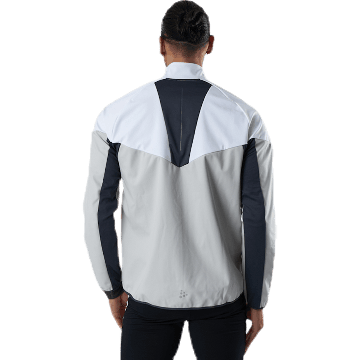 Veste Glide Block Blanc/Gris