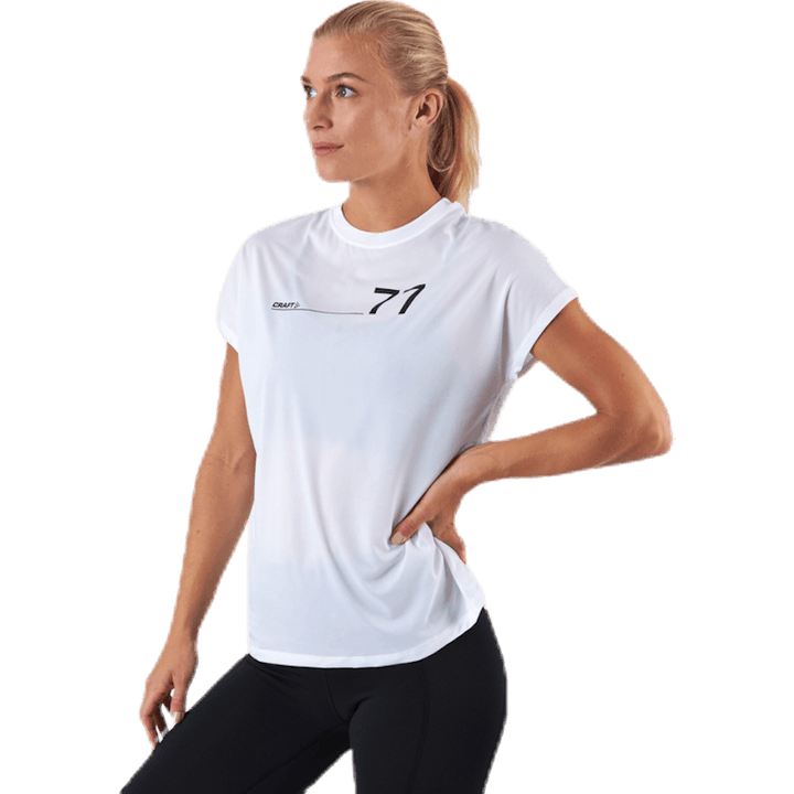 T-shirt blanc Adv Charge SS