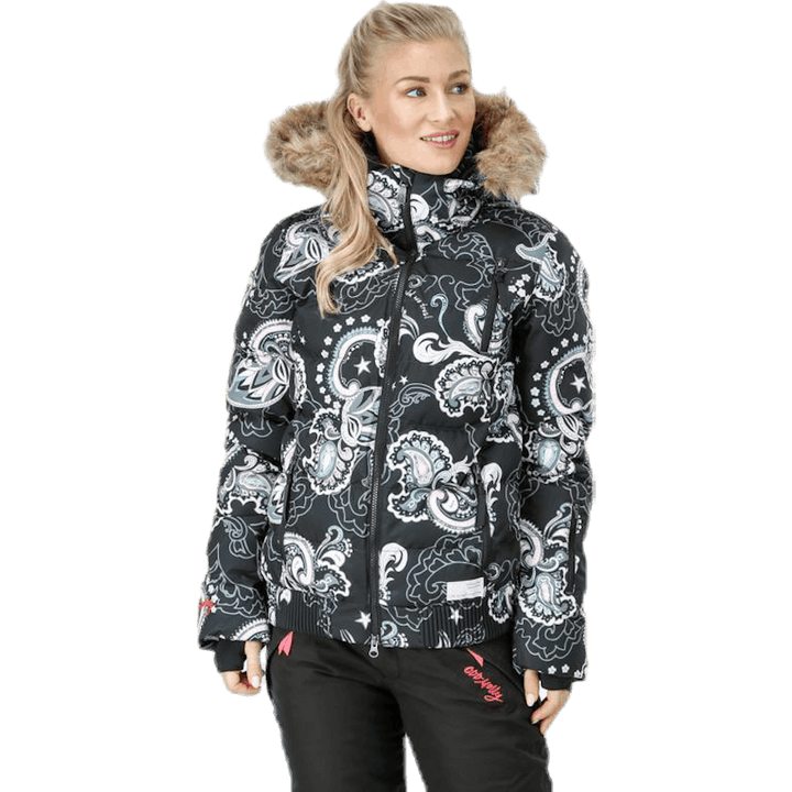 Glorious Jacket Gemustert/Schwarz