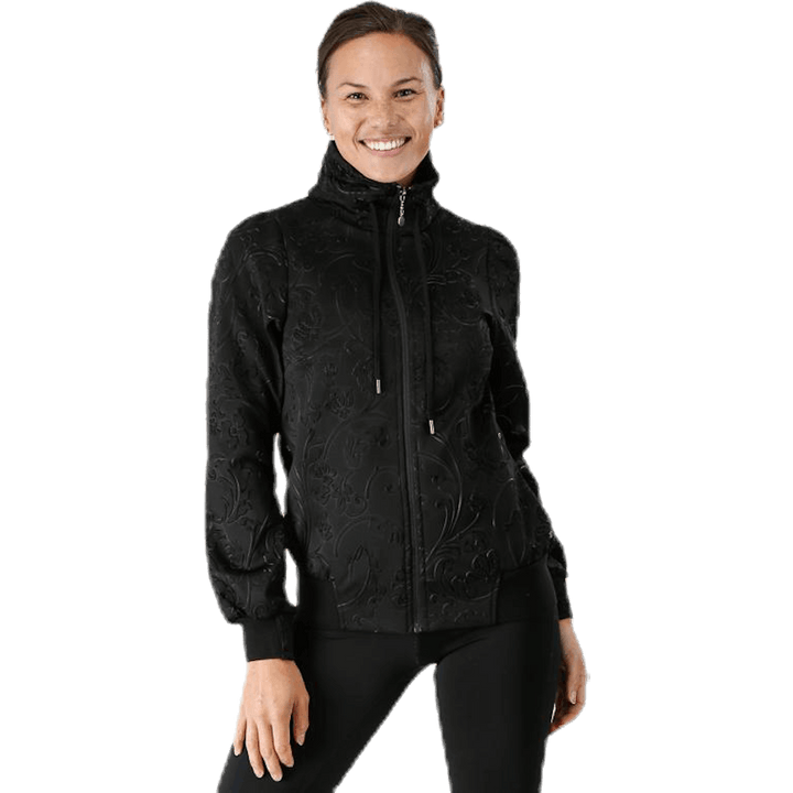 Asphalt Flower Jacket Schwarz
