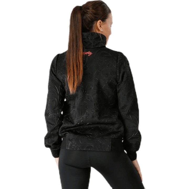 Asphalt Flower Jacket Schwarz