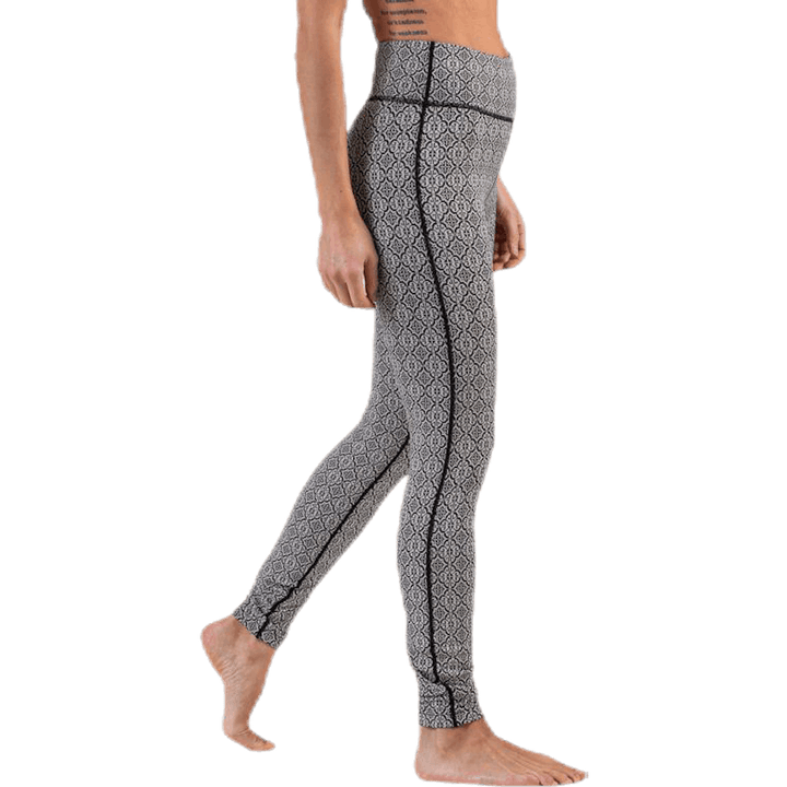 Spin To Win Mid Layer Strumpfhose Weiß/Schwarz
