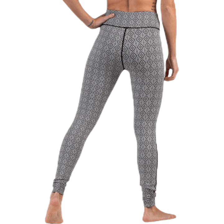 Spin To Win Mid Layer Strumpfhose Weiß/Schwarz